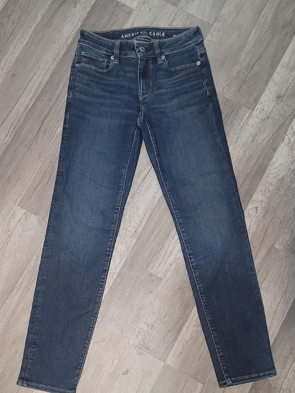 American Eagle Outfitters Women's Dark Indigo Skinny Jeans